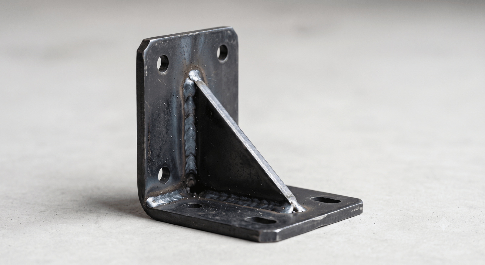 Soporte / Escuadra Reforzada de Acero para Estructuras